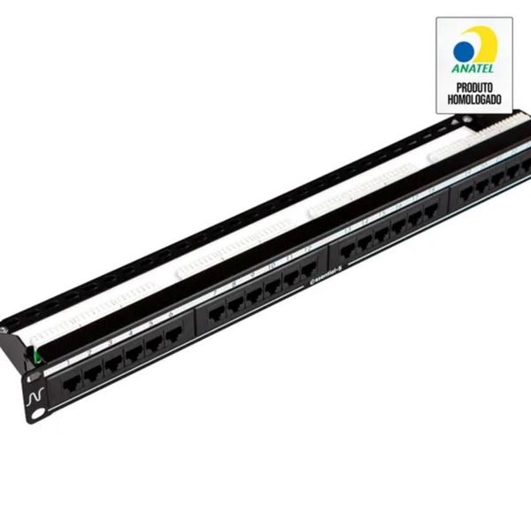 Patch Panel 24 Portas CAT.5E Nexans