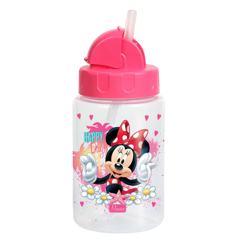 Copo com Canudo Retrátil Minnie 1418 Dermiwil