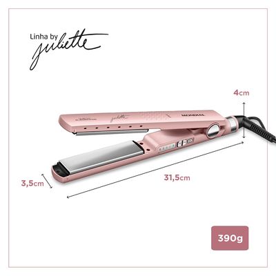 Prancha Alisadora By Juliette Mondial Golden Rose 60W Bivolt - P-JU-01 Bivolt