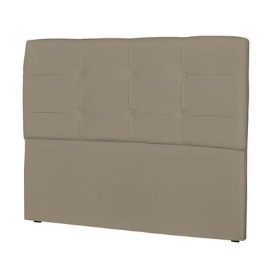 Cabeceira Casal Cama Box 160cm London Corino Areia
