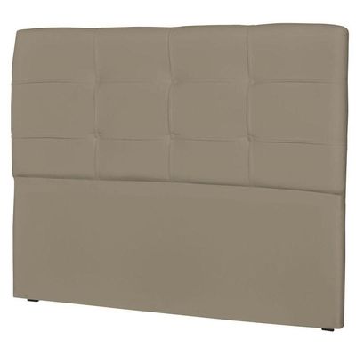 Cabeceira Casal Cama Box 160cm London Corino Areia