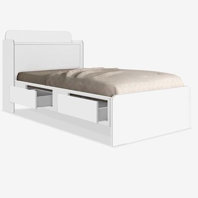 Cama Tamires Solteiro 0,88cm Branco - Cambel