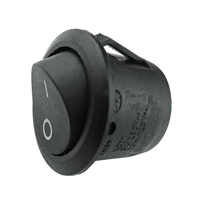 Chave Redonda Gangorra ON/ OFF 2T 6A 250VAC KCD1-106 101