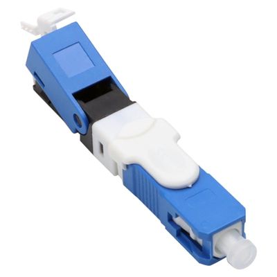 Fast Connector SC/UPC com CLIP e Trava AZUL