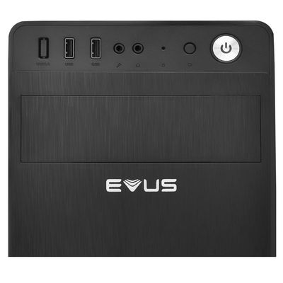 Gabinete Micro ATX EVUS EV-G12P com Fonte 200W