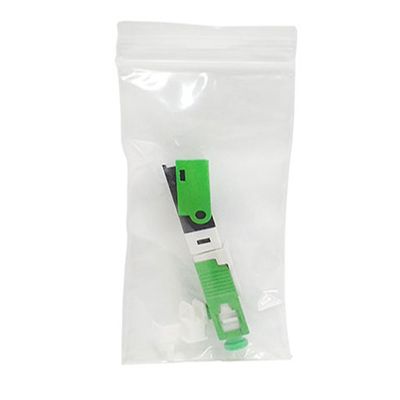 Fast Connector SC/APC com CLIP e Trava Verde