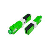 Fast Connector SC/APC com CLIP e Trava Verde