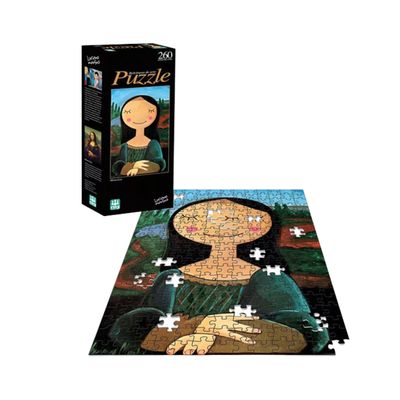 Quebra-Cabeça Mona Lisa 260 Peças - Nig Brinquedos