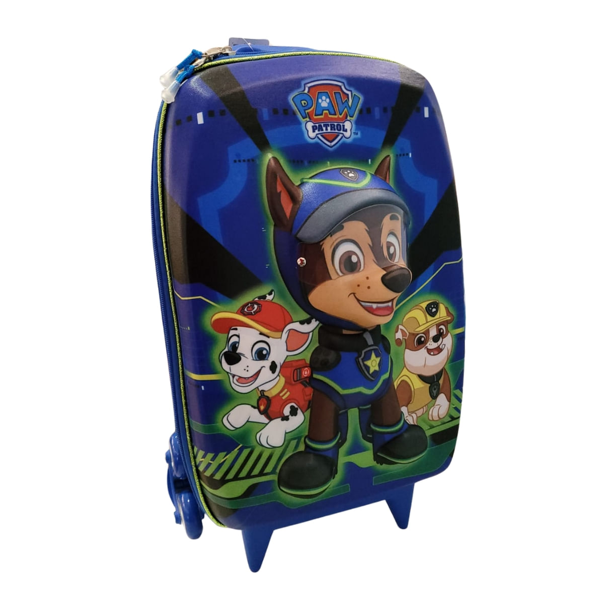 Mochila Com Rodas Escolar Patrulha Canina 3D Chase - MaxToy