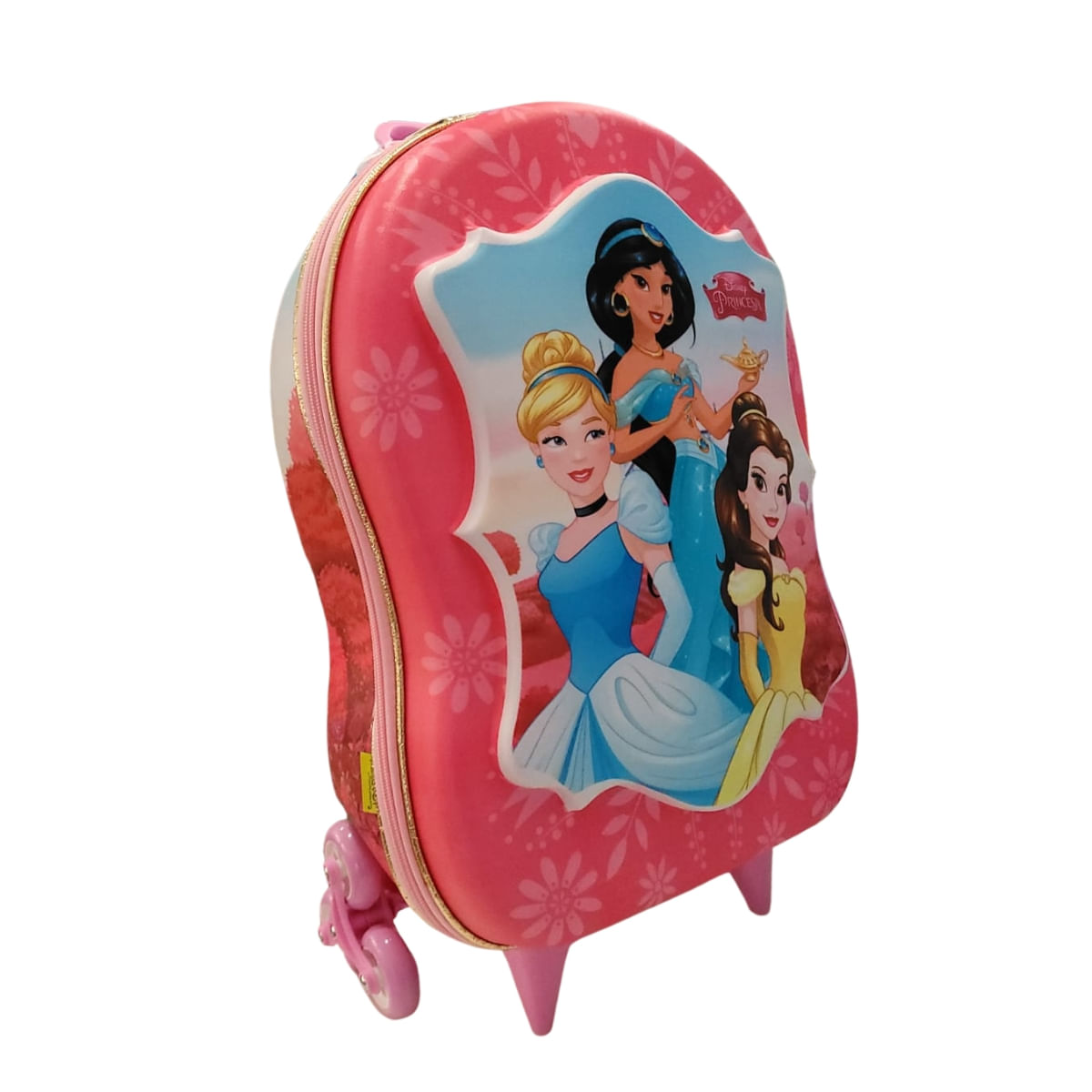 Mochila Com Rodas 3D Princesas - MaxToy