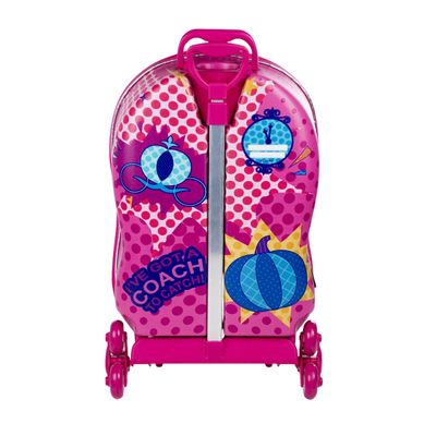 Mochila Com Rodas 3D Princesa Cinderela - MaxToy