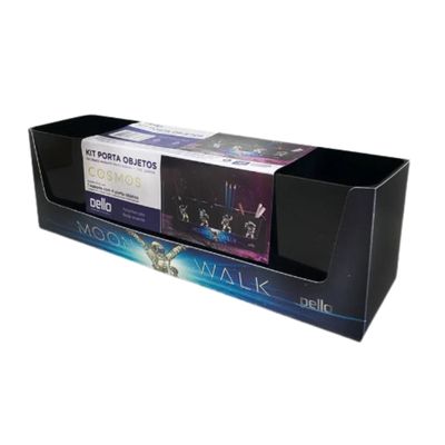 Kit Organizador Cosmos Moon Walk Com 4 Porta Objetos - Dello