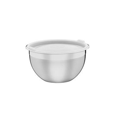 Recipiente Cucina Inox Tampa Plástica 16Cm 1,6 L