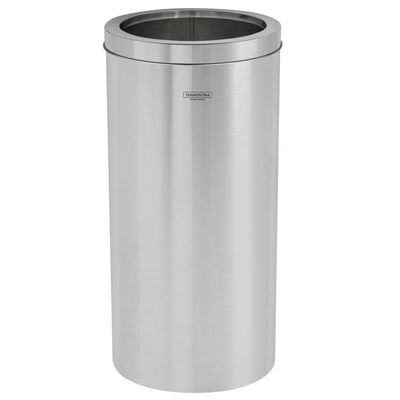 Lixeira Inox Tramontina Institucional Acabamento Polido 30 L