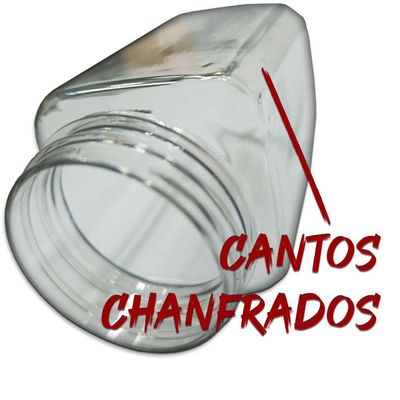 Pote Tempero Kit 12 Potes+24 Etiquetas Adesivas Transparente