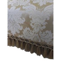 Capa manta sofá sala xalé dourado bege  jacquard 1,80x2,80