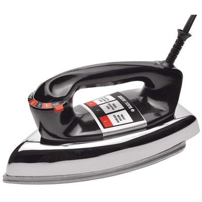 Ferro A Seco Black E Decker Cabo Anatômico Poupa Preto 110V 110
