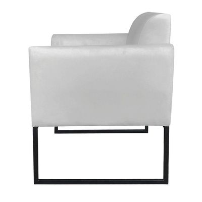 Kit 01 Namoradeira 02 Poltronas Marisa Base Industrial Metálica