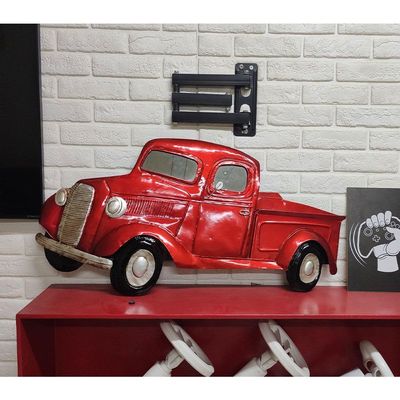 Quadro Pick Up 3d Retro Espelhado Prateleira Vintage Metal