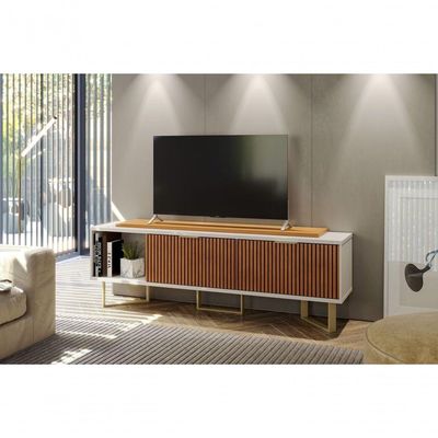 Bancada Para Tv 1.8 Rocket Off White Tauari