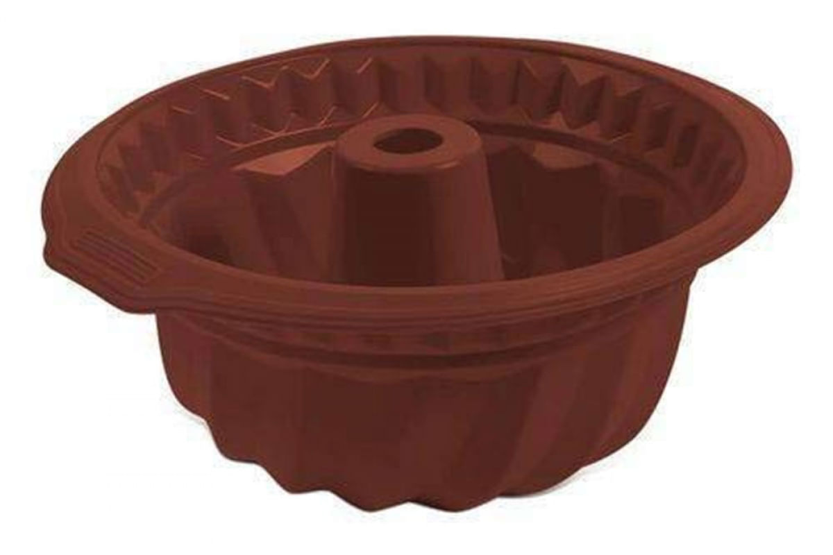Forma para bolo Glacê 27 x 24 x 10,5 cm - Chocolate Brinox