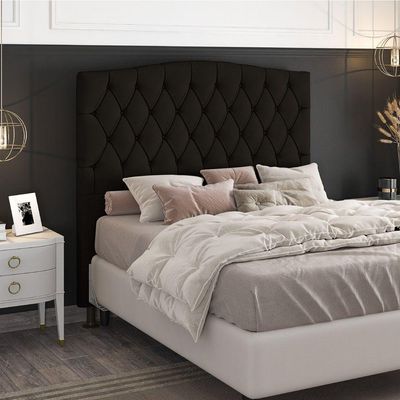 Cabeceira Estofada Box Queen Size 160cm Com Frame Marrom