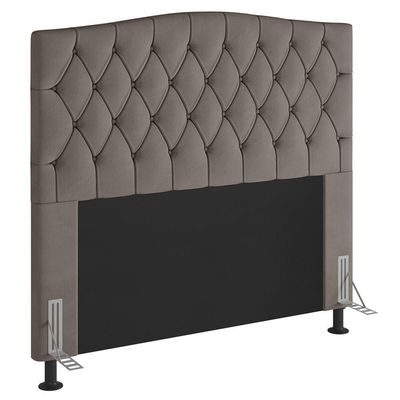 Cabeceira Estofada Box Queen Size 160cm Com Frame Bege