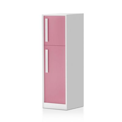Cozinha Perfeita Infantil 100%Mdf Com Geladeira Rosa Potente