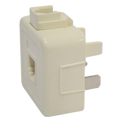 Plug Adaptador FONE/FAX DUPLOC/JACK Amer.+padrao JP-13MARFIM