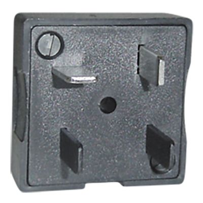 Plug Telefone Pino Macho Padrao 2T/ PL Preto