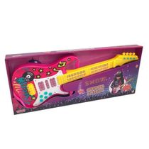 Guitarra Elétrica Musical Infantil Music Magic Rosa - Toyng