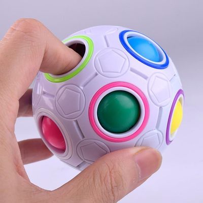 Football Fidget Cube Jogo Quebra Cabeça Infantil 12 Buracos