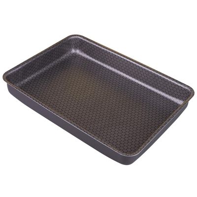 Assadeira 41cm Antiaderente Retangular Oliveira Grafite