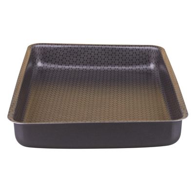 Assadeira 41cm Antiaderente Retangular Oliveira Grafite