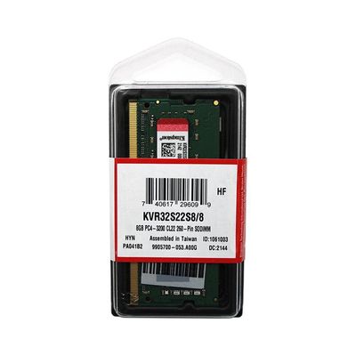 Memória Para Notebook Kingston 8gb, Ddr4, 3200mhz, Cl22