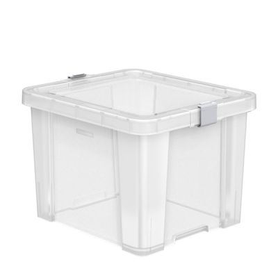 Caixa Organizadora Tramontina Office Transparente 30 L