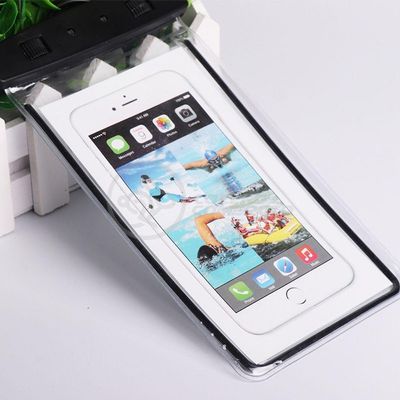 Capa Bolsa A Prova Dágua Impermeável Universal Para Celular - Preto