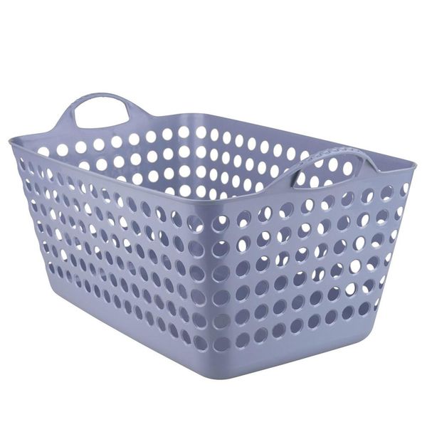Cesto 22L Retangular Flexivel Arthi 7713 Cinza