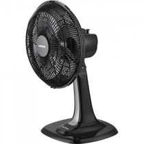 Ventilador de Mesa 30 CM com 6 PAS 220V Turbo 6 PRETO/CINZA Ventisol