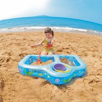 16764051763542 Piscina Inflável 3 Divisórias Para Praia 21L - Wellmix