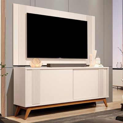 Painel 5225 Com Bancada 5499 Portas Correr Perola