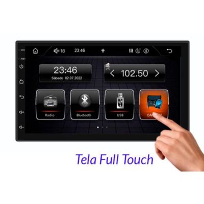 Multimídia Roadstar Carplay MP5 SLIM 7" - RS708BR