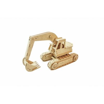 Quebra-Cabeça 3D Escavadeira 113 Peças - Dinobrinque