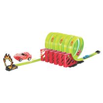 Pista Super Looping 2 Carrinhos De Fricção - Braskit