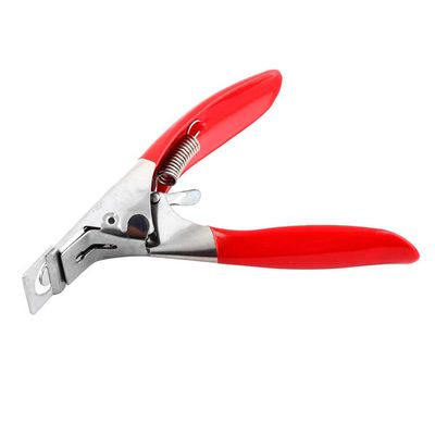 Alicate Profissional Cortador Unhas Postiças Vermelho