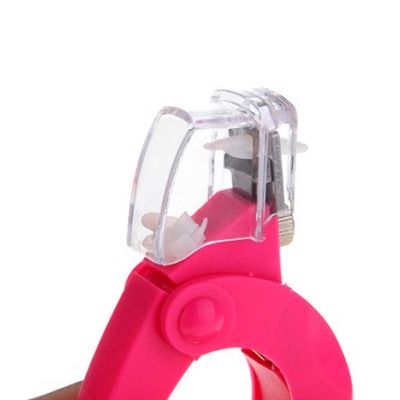 Alicate Cortador Unhas D.x Nail Triple Cut Salão Rosa