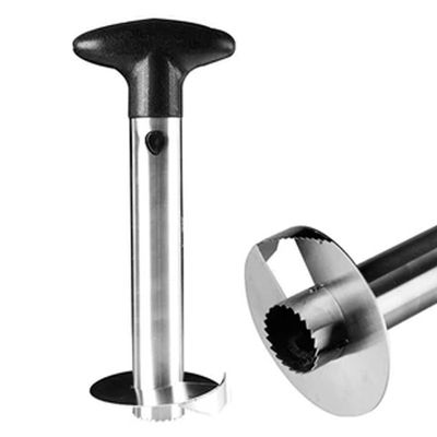 Fatiador Descascador De Abacaxi Em Aço Inox Espiral Prático Rápido