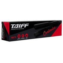 Prancha Chapinha de Cabelo Taiff Clássica Preta 110V/220V - Cerâmica 180C