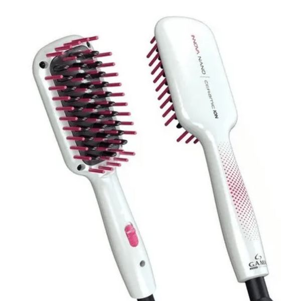 Escova Alisadora Gama Italy Innova Nano Ceramic Ion Bivolt