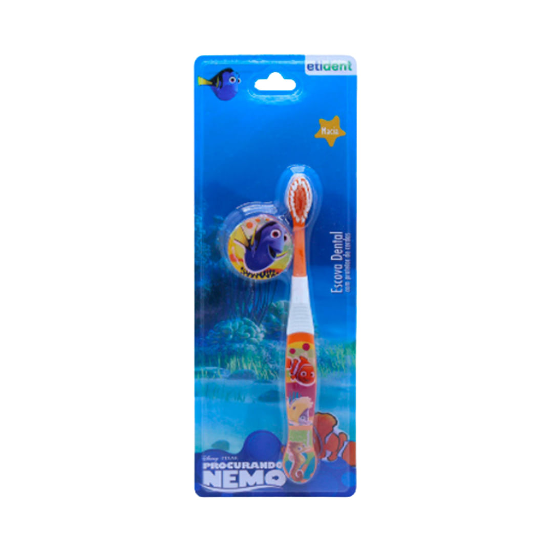 Escova Dental Infantil Nemo com Capa - Etident